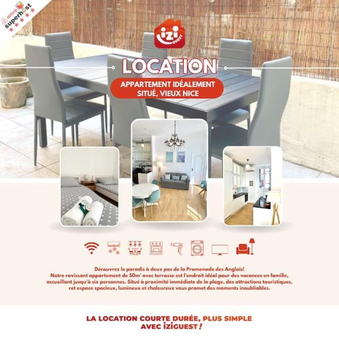 Saint Philippe - T3 Terrasse Pres De La Plage Nice Exterior photo